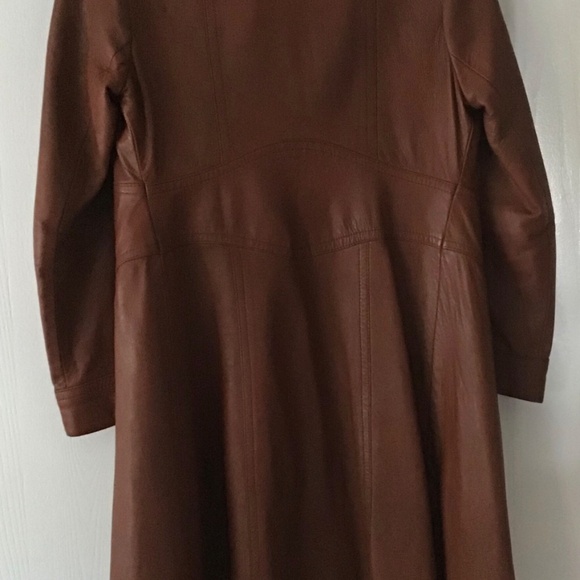 Vintage Leather coat - Picture 3 of 6